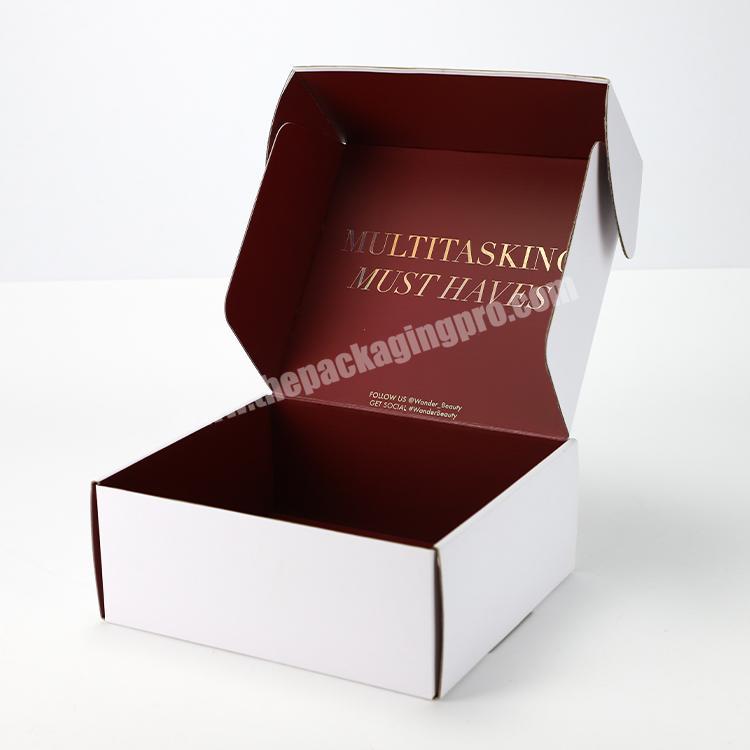 Corrugated Mailer Box Custom Amazon Branded Box Kraft Cardboard Shipping Packaging Box