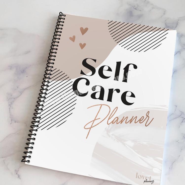 Custom Black Girl Women Mental Health Mindfulness Inspiration Self Care Journal Planner Notebook