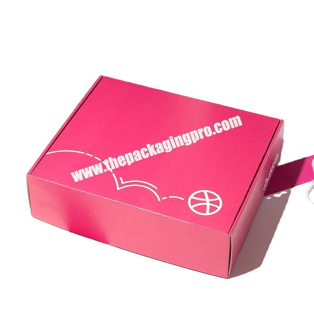 Custom Brand Logo Box Manufacturer Corrugated Cardboard Delivery Mailer Box