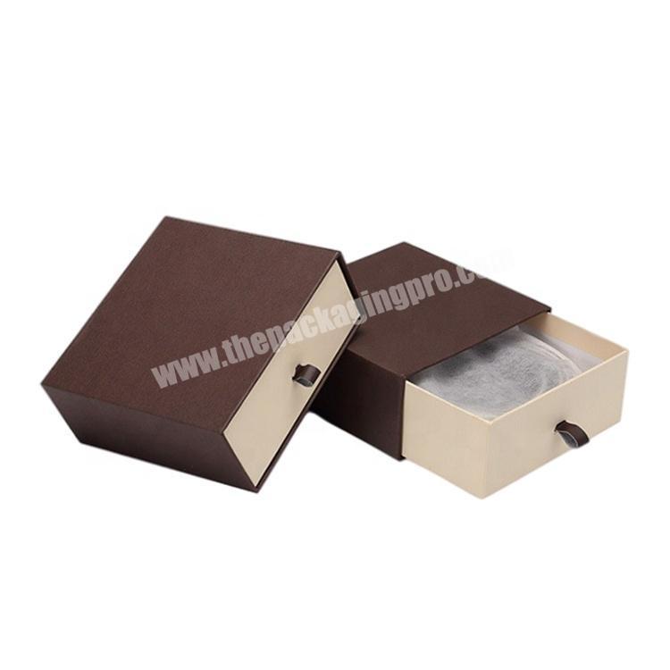 Custom Brand Printing Wallet Drawer Gift Cardboard Paper Packaging Luxury Belt Box