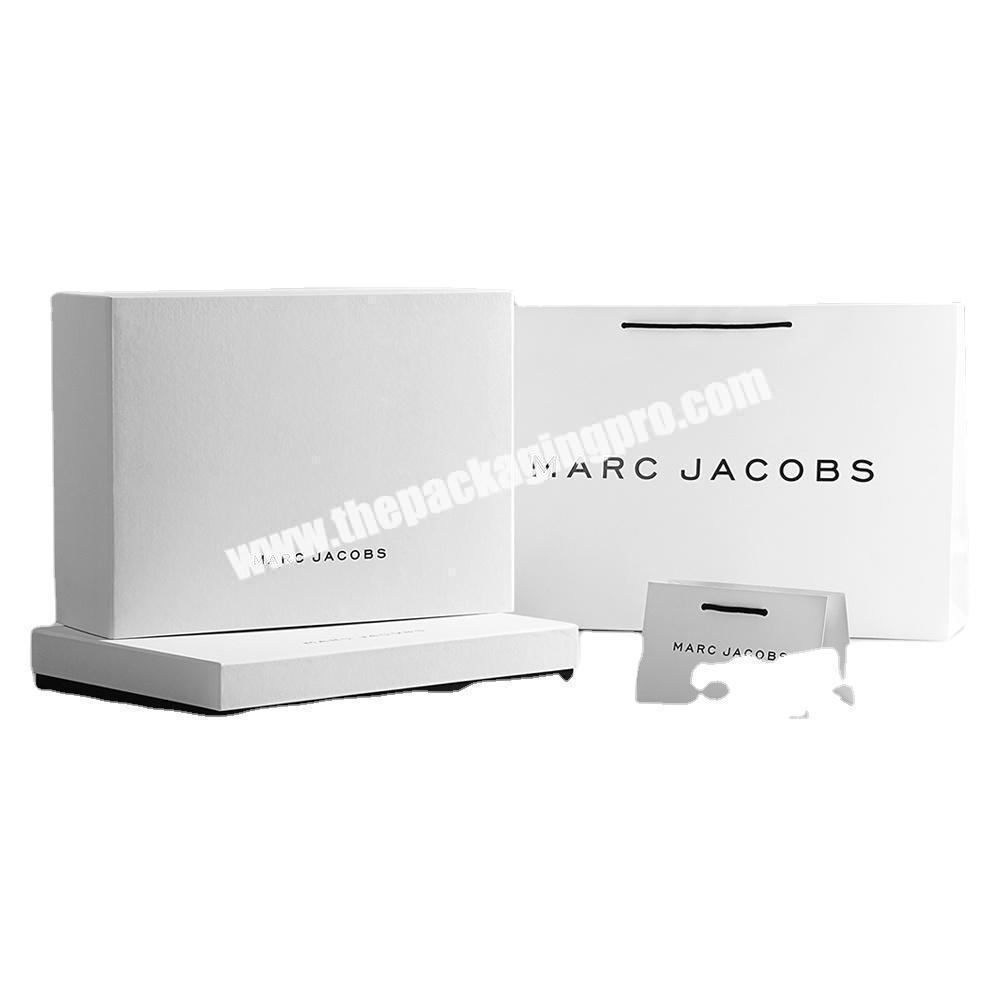 Custom Branded Logo Luxury White Paper Jewelry Packaging Promotional Gift Shopping Bag