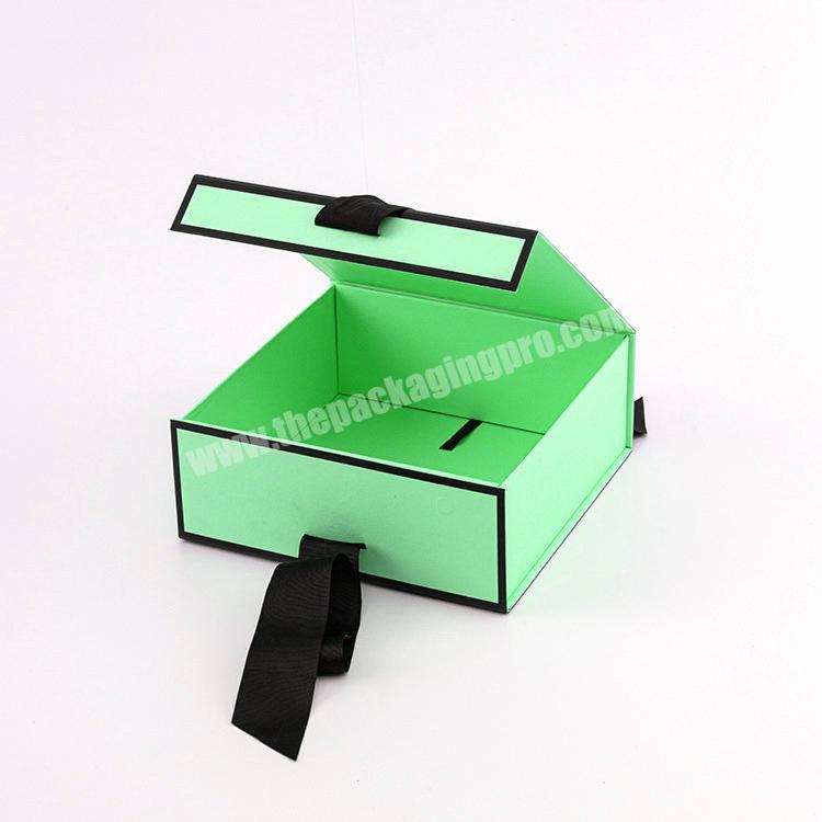 Custom Cardboard Flat Pack Folding Box Packaging Magnetic Paper Foldable Gift Box
