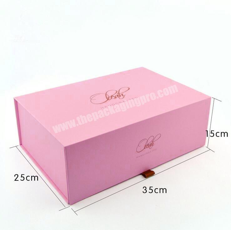Custom Cardboard Flat Packfoldable Magnetic Jewelry Box Packaging Packaging Magnetic Paper Foldable Gift Box