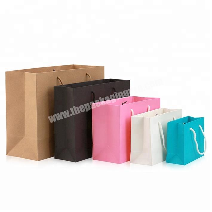 Custom China Supplier Factory Sell Cheap Brown Kraft Paper Shopping Bags