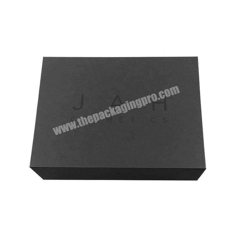 Custom Color Logo Printed Hot Stamping UV Spot Flat Fold Packaging Gift Magnetic Box