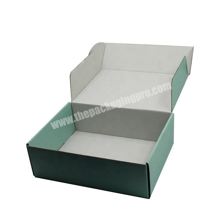 Custom Corrugated Paper Boxes For clothing Cardboard Shipping Mailer Packaging Gift Boxes