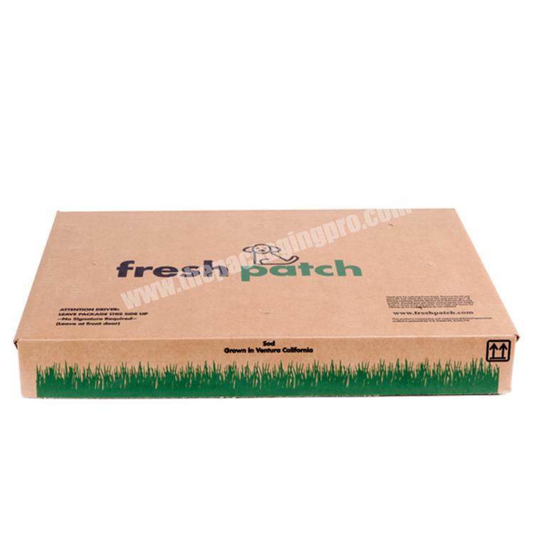 Custom Corrugated Waxed Coated Cardboard Packaging Carton Boxes For Vegetable, Frozen Meat, Seafood