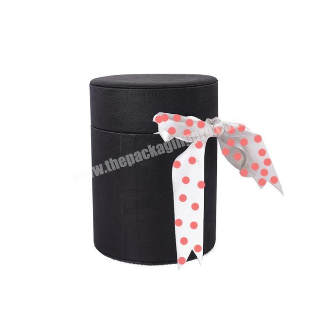 Custom Decorative Cylinder Box Cardboard tube  Paper Round Box for gift packaging