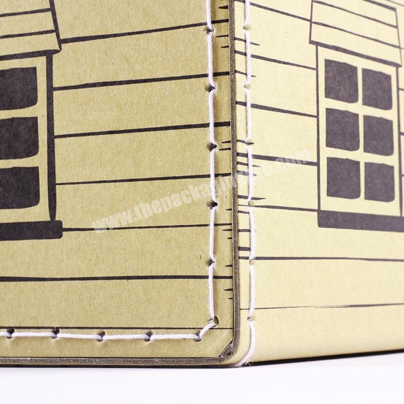 Custom Decorative Handmade Luxury Packaging Rigid Cardboard Skincare Baby Kids Paper Suitcase Gift Box With Handle wholesaler