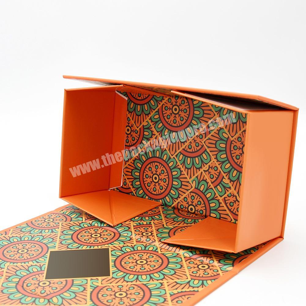 Custom Design Magnetic  Paper Foldable Shipping Gift Box Underwear Clothing Packaging factory