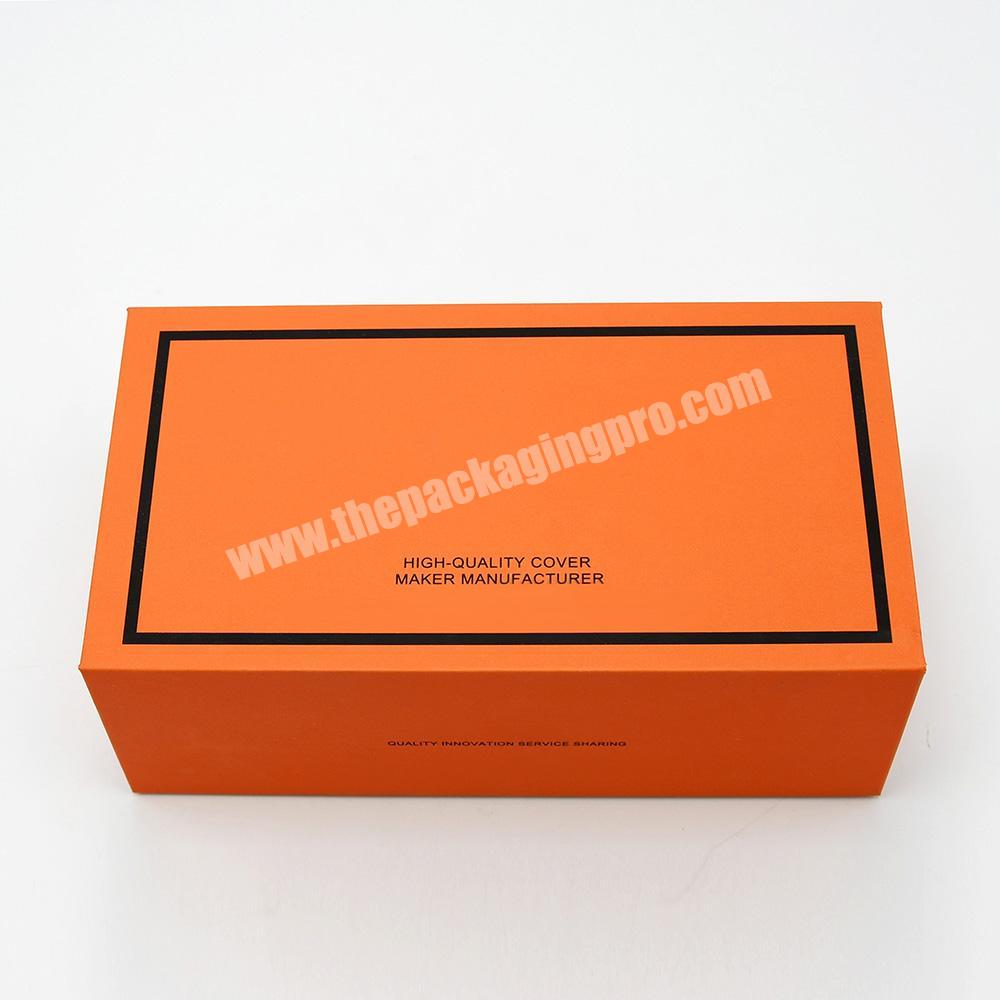 personalize Custom Design Magnetic  Paper Foldable Shipping Gift Box Underwear Clothing Packaging