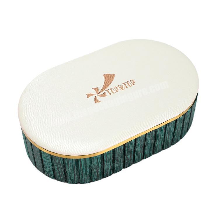Custom Design Oval Cardboard Gift Packaging Box Elegant Rigid Storage Paper Box forJewelry