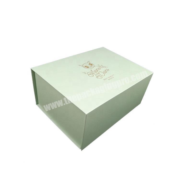 Custom Design Paper Cardboard Gift Packaging Magnetic Folding Box for Packaging