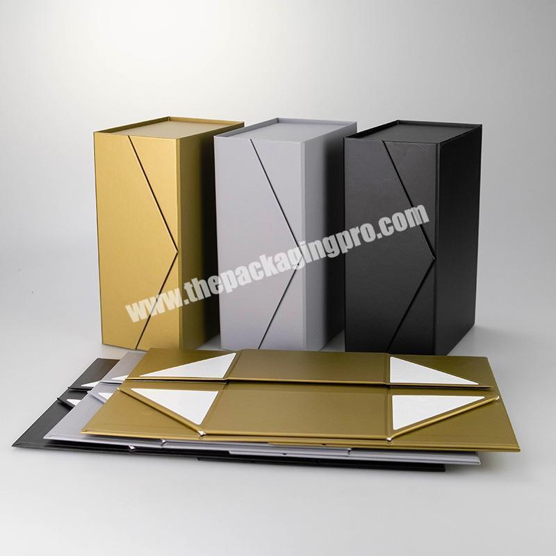 Custom Design Printing Luxury Paper Foldable Magnetic Gift Box