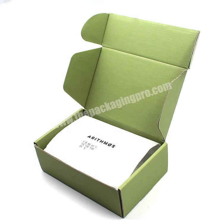 Custom Eco Friendly Corrugated Shipping Boxes Mailer Box Protective  Clothing Packaging Box Paperboard&art Paper Accept,accept