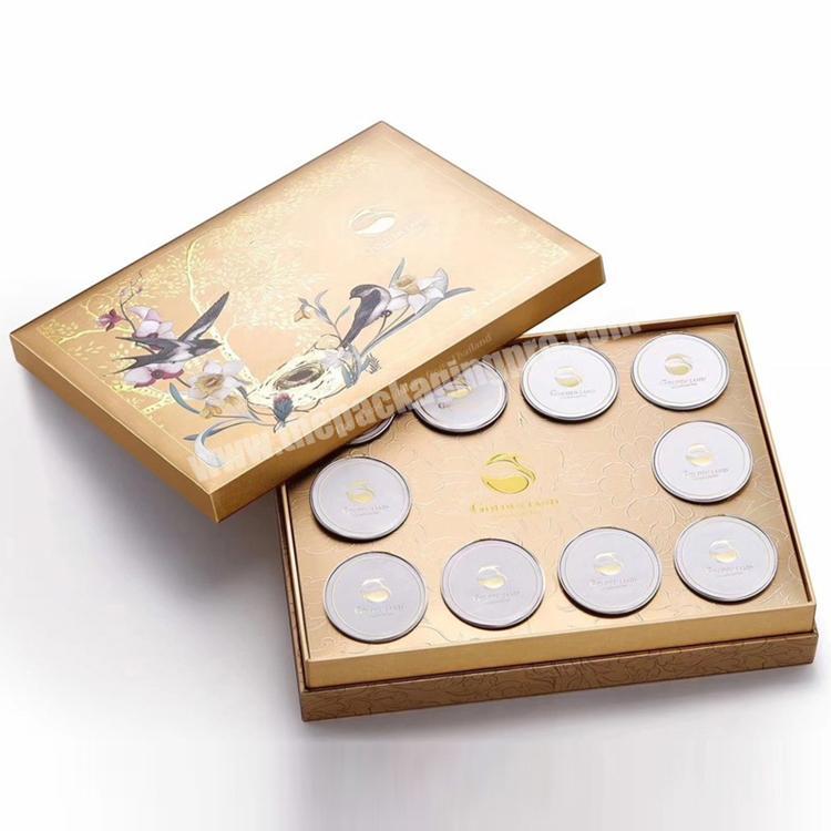 Custom Eco Friendly Packaging Boxes with Logo Set Gold Gift Packaging Princess Show Children's Cosmetics Makeup Box