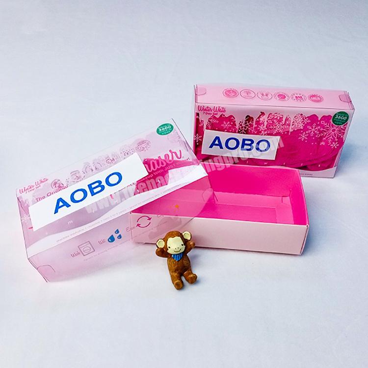 Custom Fragrance Perfume Lashbox Marble Baby Private Label Pink Paper Lash  Luxury Pet clear  Cosmetic Small Pvc Packaging Box