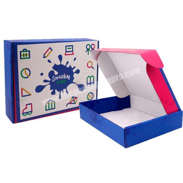 Custom Funky Gift Cosmetic Wigs Clothing Packaging Box Birthday With Bells And Whistles Printing