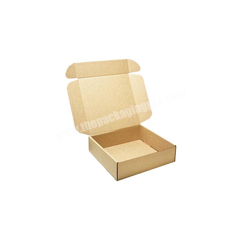 Custom Good Price Recycled Recyclable Kraft Shipping Paper  Postal Mail Boxes Gift Packaging Mailer Box With Paper Card