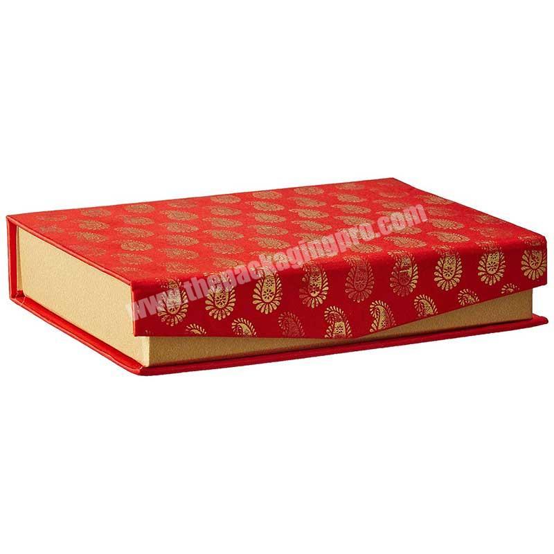Custom India festival design Diwali dry fruit food packing magnetic gift box