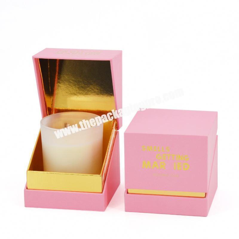 Customized Custom Empty Jars With Elegant Packaging Luxury Packaging Candles For Lights Floral Candle And Diffuser Boxes