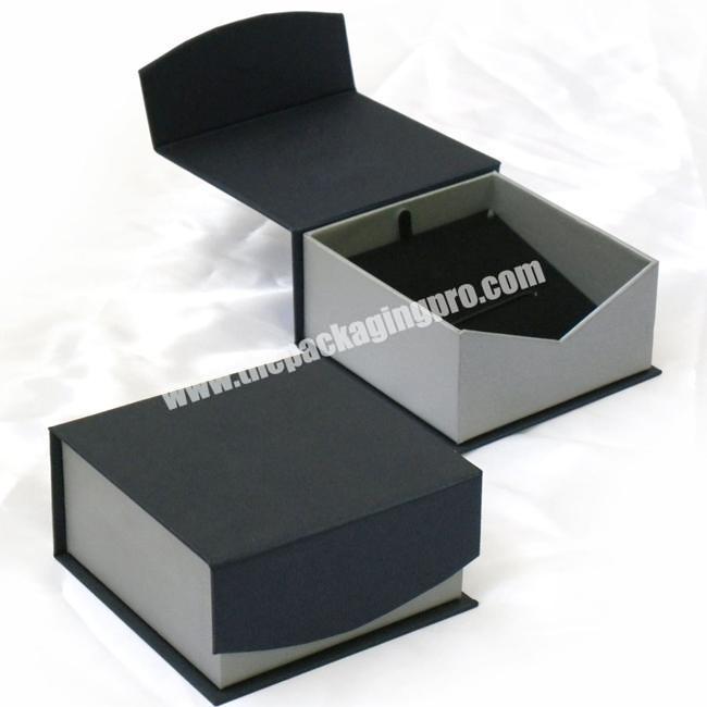 Custom Logo 2mm Rigid Cardboard Paper Watch Box,Handmade Single Watch Box