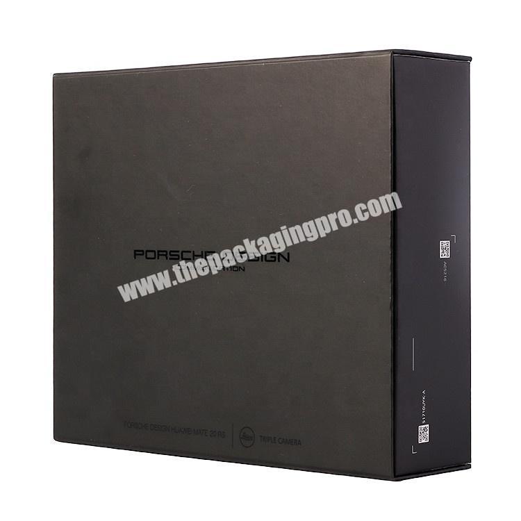 Custom Logo Black Luxury Perfume Lipstick Cellphone Electronics Paper Cardboard Magnetic Packaging Gift Boxes