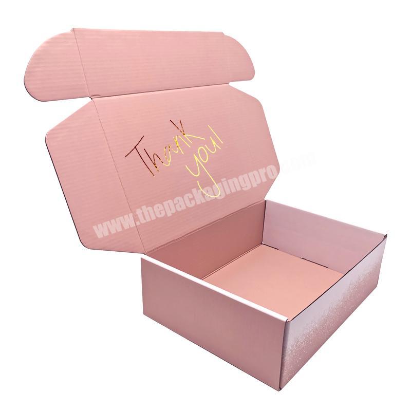Custom Logo Corrugated Apparel Box Shipping Mailer Monthly Subscription Box business for Clothes T Shirt Cosmetics Packaging