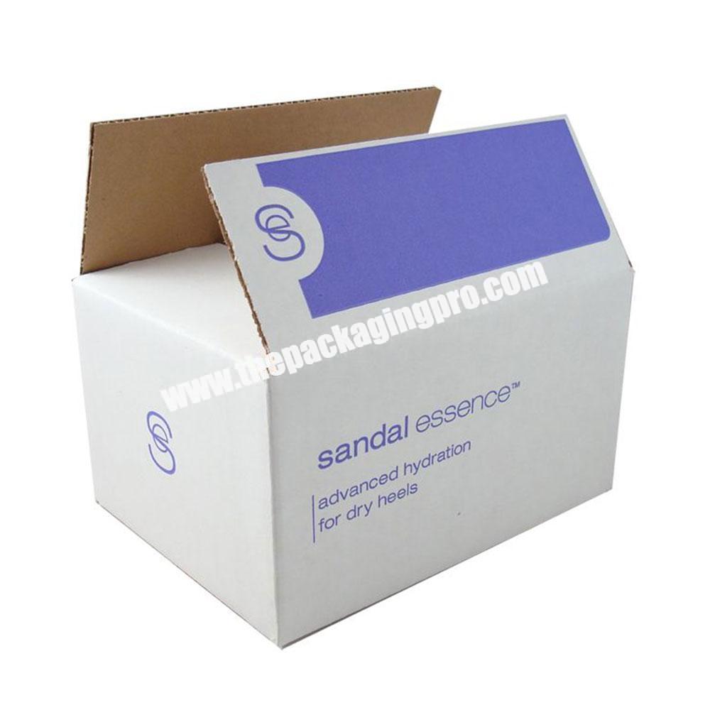 Custom Logo E Flute Corrugated Cardboard Paper Packaging Mailer Shipping Carton Box