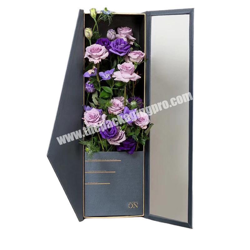 Custom Logo Flowers Gift Boxes Rose Packaging Box cajas para flores