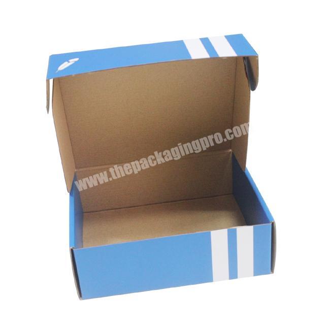 Custom Logo Glossy Corrugated Carton Mailer Shipping Box Apparel Packaging for Dress Clothing T-shirt Suit Mailer Gift Box