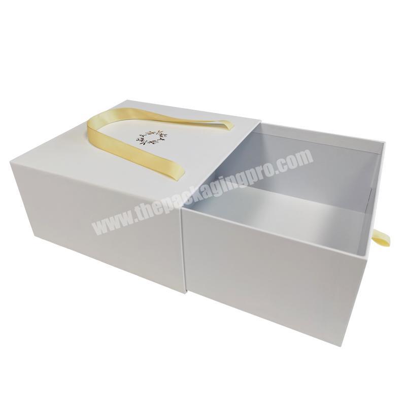 Custom Logo Jewelry Drawer Paper Packaging Gift Box