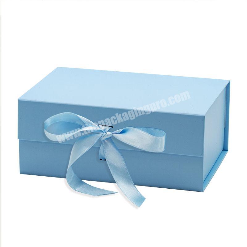 Custom Logo  Luxury Cardboard  Folding Full Color Printed Magnetic Folding Gift Box Packaging Paper Box