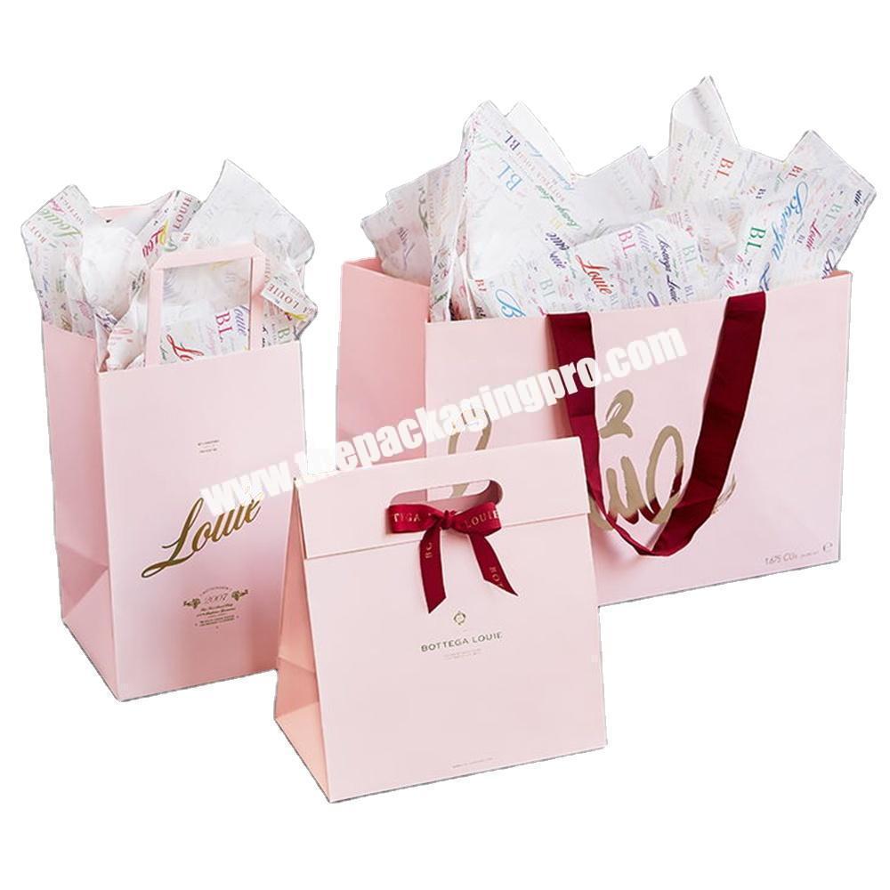 Custom Logo Luxury High Quality Paperbag Jewelry Paper Packaging Gift Retail Shopping Bag And Box