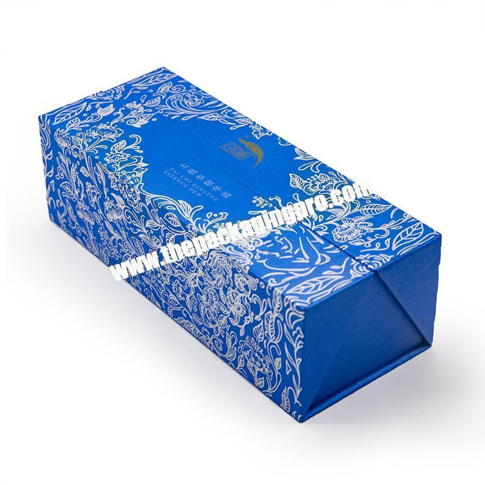 Custom Logo Luxury Single Bottle Rigid Cardboard Wine Packaging Paper Double Door Open Gift Box