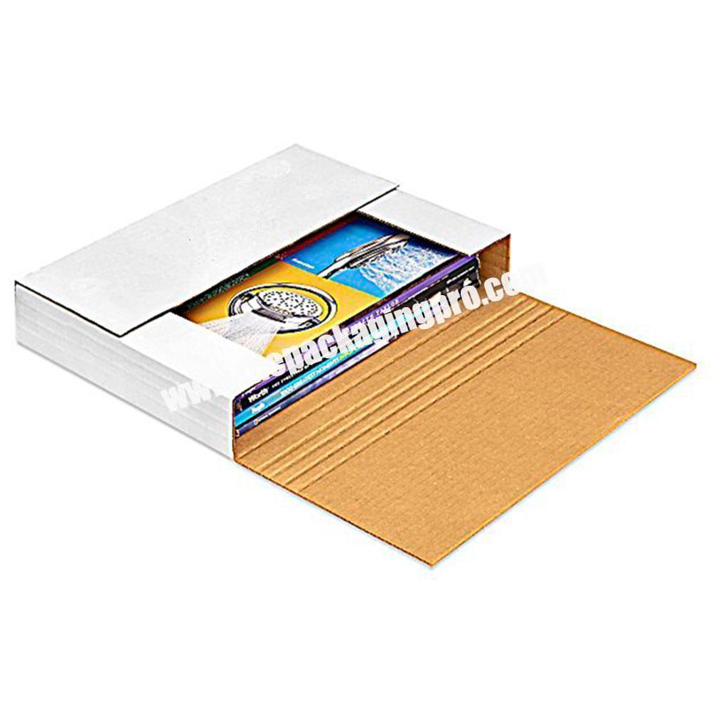 Custom Logo OEM Kraft Corrugated Paper Cardboard Packaging Book Mailer Shipping Box