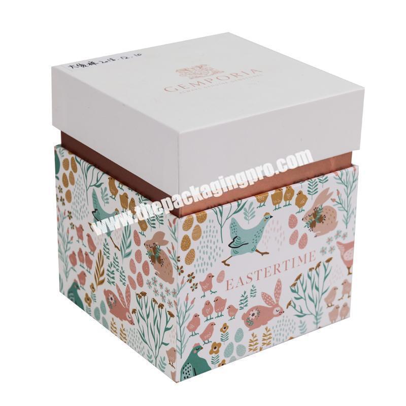Custom Logo Printed Rigid Cardboard Luxury Packaging candle gift box