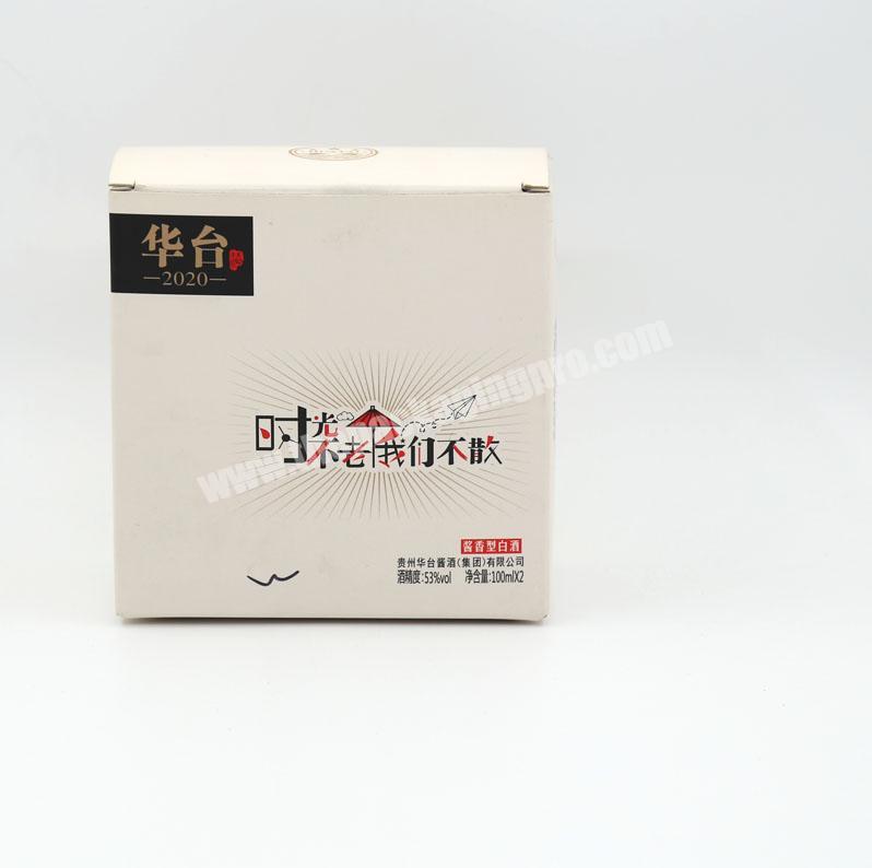 Custom Logo Printing Eco-Friendly Wine Bottle Box Packaging Gift Box
