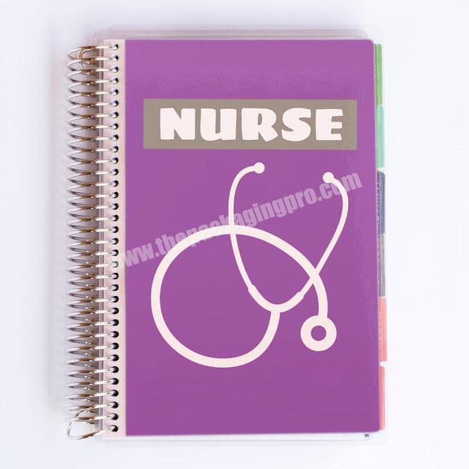 Custom Logo Printing Wholesale Luxury Nursing Student School Journal Notebook Nurse Planner