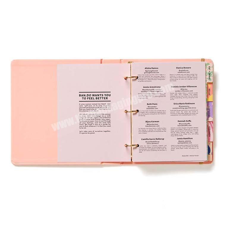 A9 Mini Binder Planner Leather 3-Ring Binder Organizer Wallet 120 Sheets  Memo & Weekly Refills Pockets Planner Budget Notebook - AliExpress