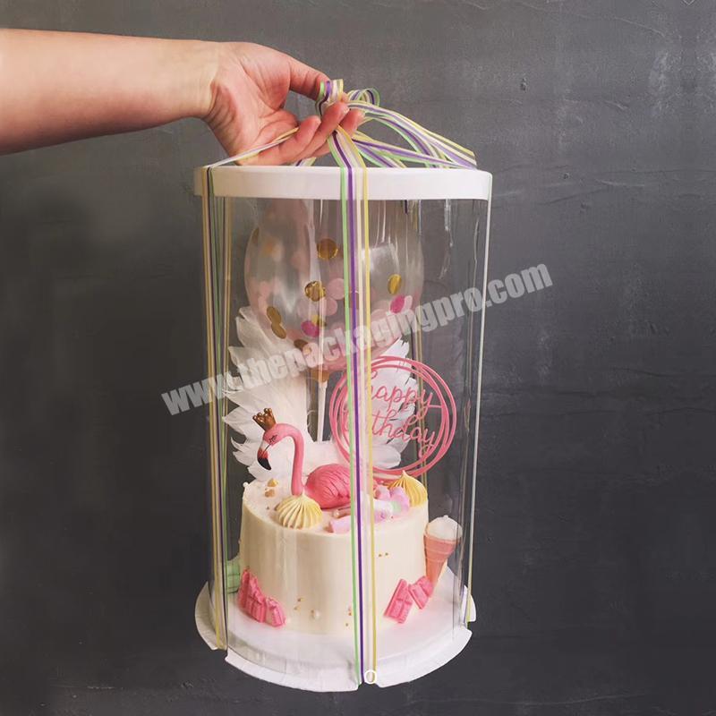 Wholesale round birthday cake box and wedding cake box round