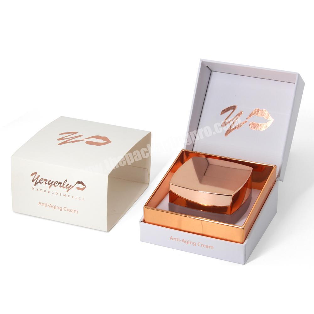 Custom Luxury Paper Skin Care Cream Jar Packaging Box For Cosmetic Jars