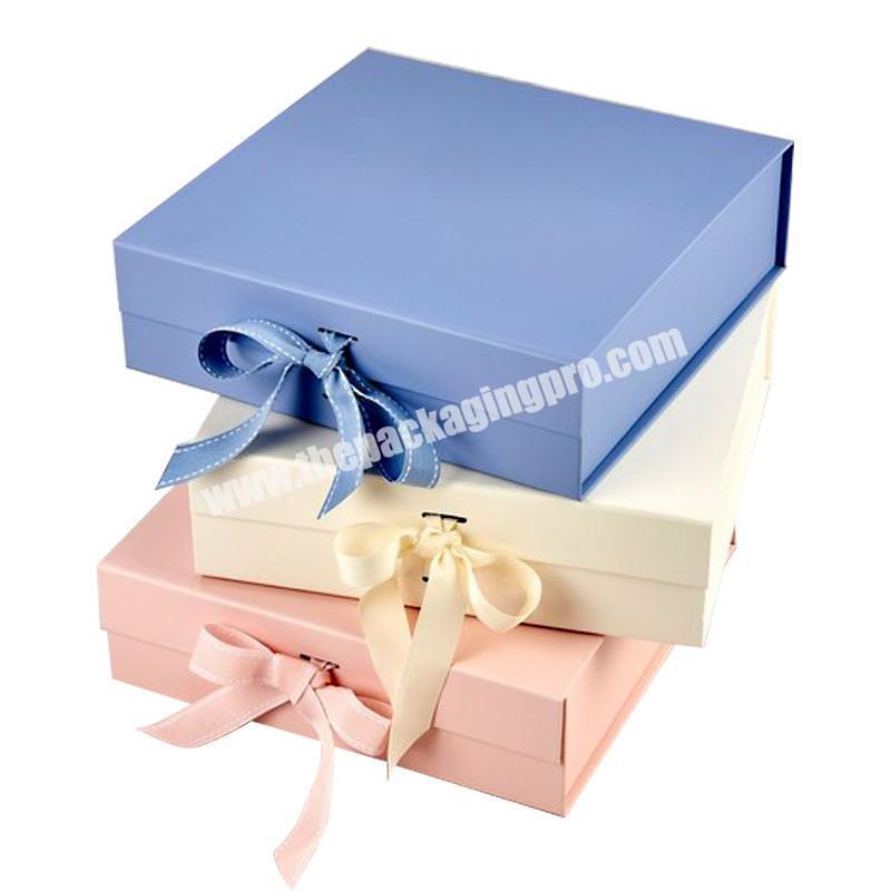 Custom Luxury Cardboard Shirt Box Gift Packaging Small Paper Ribbon Jewelry Beige Boxes