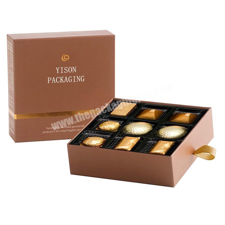 Custom Luxury Small Empty Chocolate Gift Box Packaging Chocolate Packaging Box For Chocolate