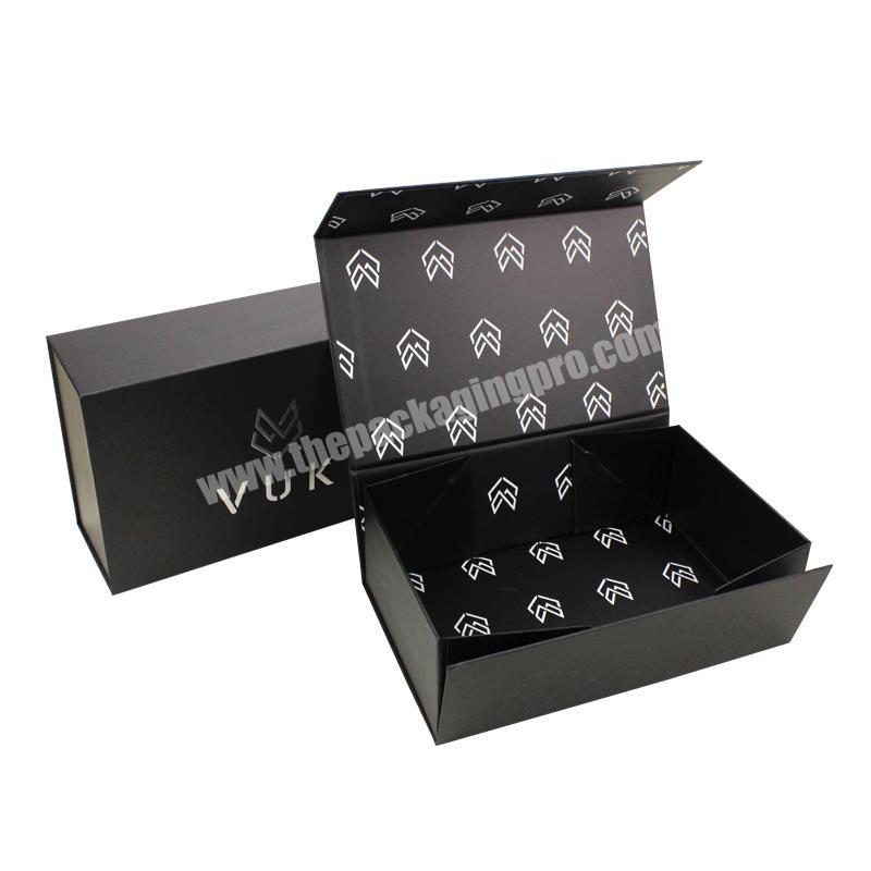Custom Made Classy Anti-scratch Small Black Paper Cardboard Packaging Box