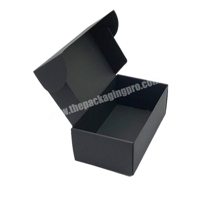 Custom Mail Black Kraft Paper Gift Boxes Recycle Natural Material Higu Quality Packaging Eco-friendly Gift Box For Party