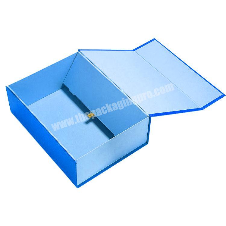Custom Matte Black Luxury Custom Small Gift Box Magnetic Vip Foldable Hard Paper Magnetic Closure White Box Magnetic Lid