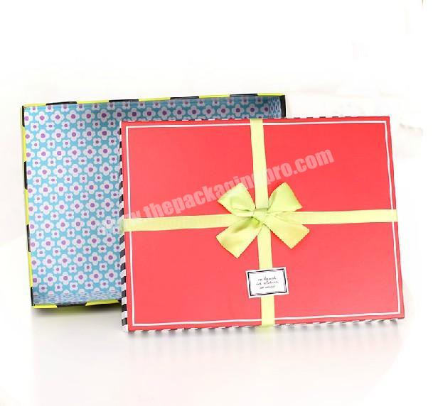 Custom Medium A4 Size Optional Printing Paper Gift Box For Dress Wholesale