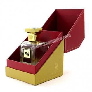 Custom Perfume Bottle Packing Paper Hinged Luxury Gift Box wholesaler