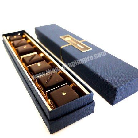 Custom Premium Luxury Paper Packaging Chocolate Strawberries Candy Box with Divider